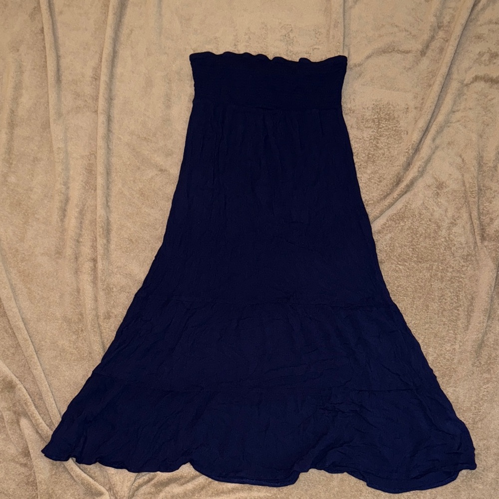 SHEIN Dark Blue Maxi Skirt